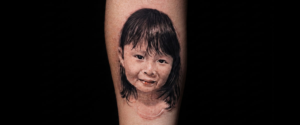 portrait tattoo by naomi - red 13 tattoo