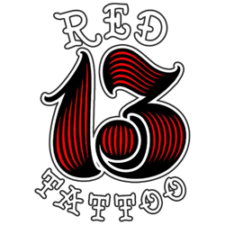 red13 tattoo logo